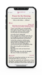 Magnificat Prayer for the Morning